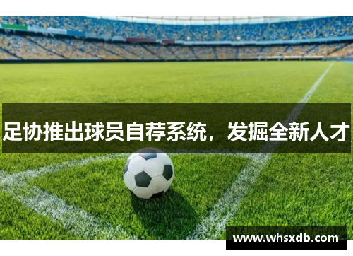 足协推出球员自荐系统，发掘全新人才